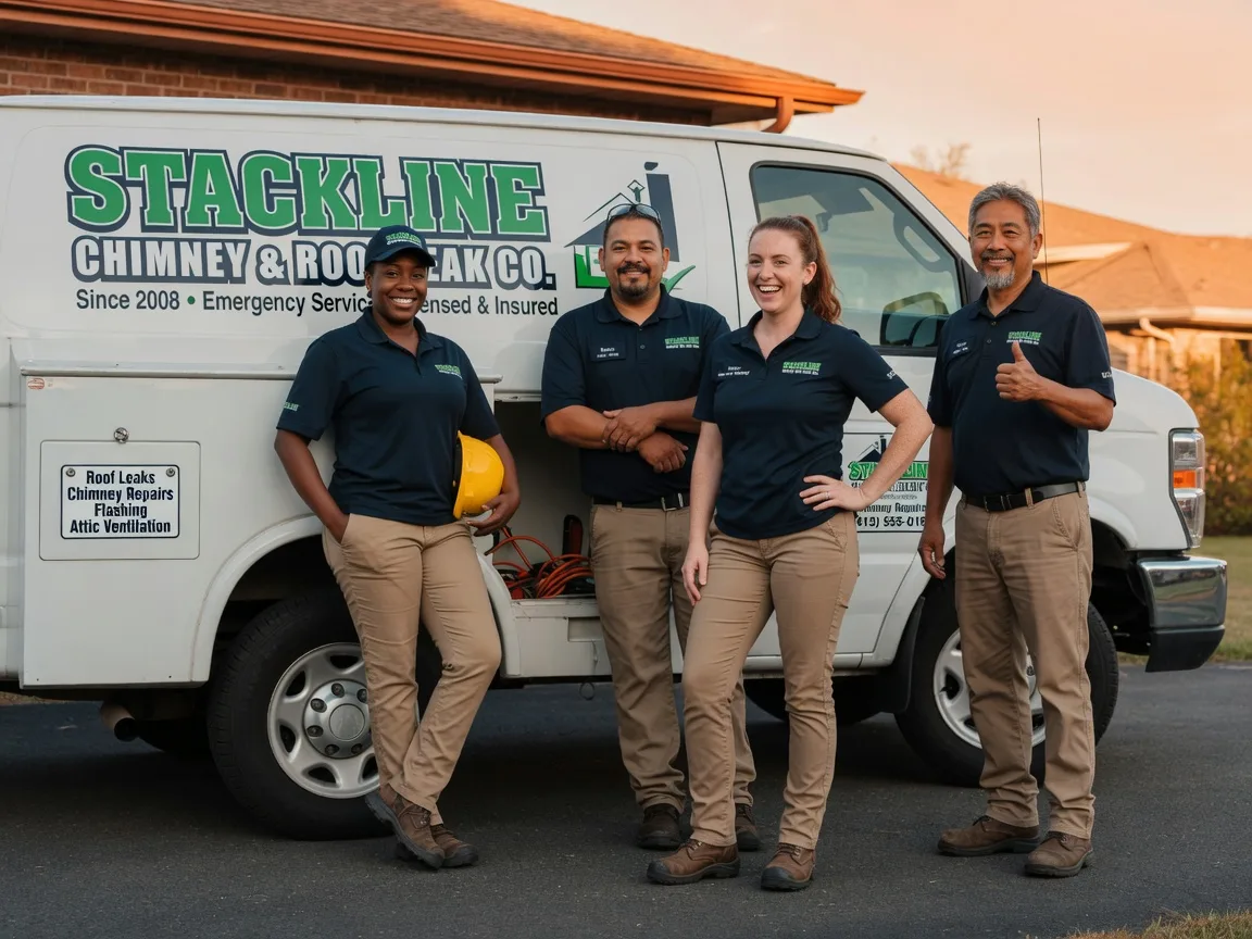 Chimney flashing repair company in Meridian, CA
